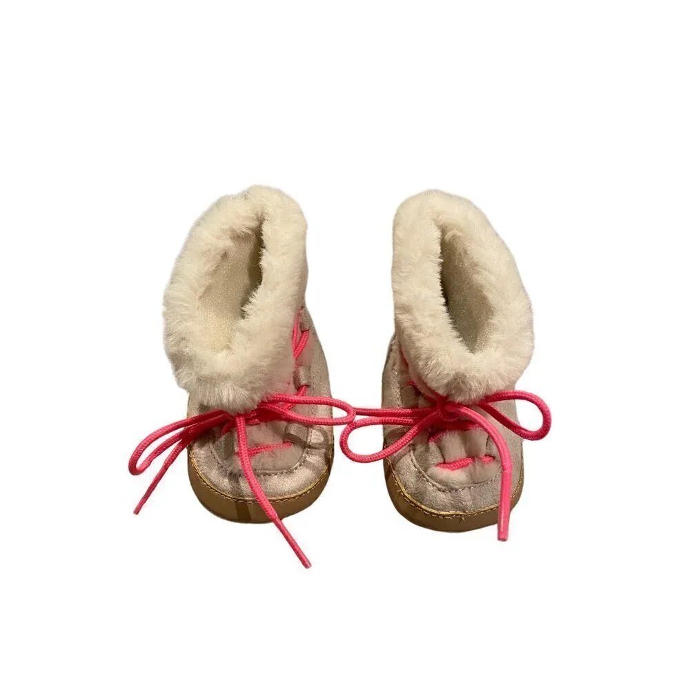 Baby Gap Girl's Soft Soled Boots - Size 0-3 months - Like New!